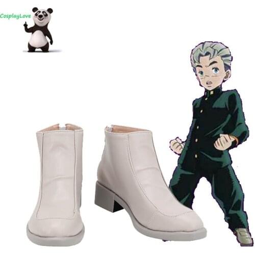 JoJos Bizarre Adventure: Diamond Is Unbreakable Koichi Hirose Shoes Cosplay Long Boots Leather Custom Made For Halloween