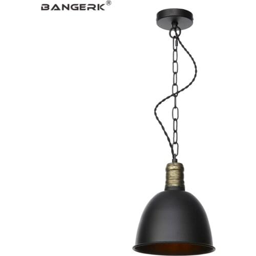 Nordic Design LED Pendant Light Retro Loft Decor Iron Hanging Lamp Fixtures Antique Dining Room Bar Home Lighting Luminaire