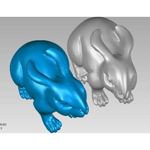 New 3D models CNC 3d Print relief in STL file format--Rabbit