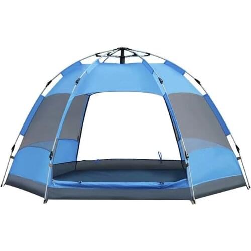 Camp Tent Camping Hiking Tent Awning Double Layer Waterproof Automatic Picnic Beach Tent Anti UV Shelter For Fish Hike Cycling