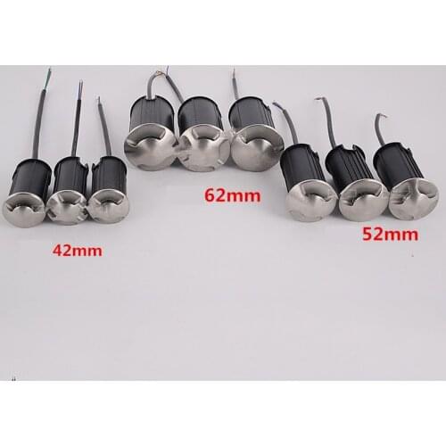 Underground 12v LED Lamp 5W 3W IP68 Outdoor Lighting for Garden Yard Stairs Floor Deck 230V LED Recessed Side Buried Light