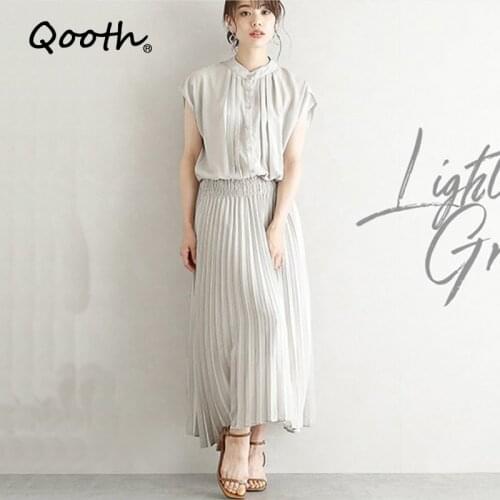 Qooth Fashionable Shirt Dresses
