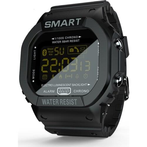 MK22 smart watch waterproof mens and womens fitness tracker pedometer reminder clock bracelet BT sports waterproof smart watch