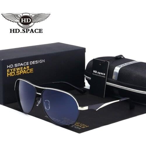 HD Brand Designer Polarized Sunglasses Classic Men Driving Glasses Frog Lens Women Fishing Eyewear Outdoor Top Grade Gafas LD109