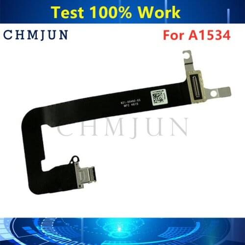 Tested A1534 DC Cable for MacBook Retina 12" A1534 USB-C Power DC Jack Board Connector 821-00828-A 821-00482-A 2016-2017 Year