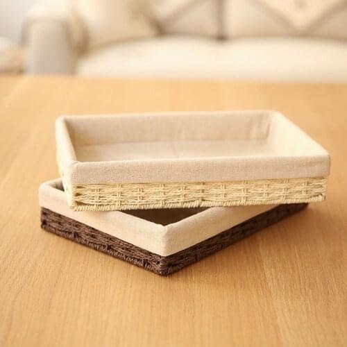 Japanese zakka storage boxes desktop debris box porch key change storage bin coffee table storage tray
