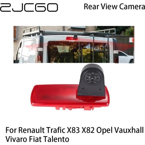 ZJCGO Car Rear View Reverse Back Up Parking Camera for Renault Trafic X83 X82 Opel Vauxhall Vivaro Fiat Talento