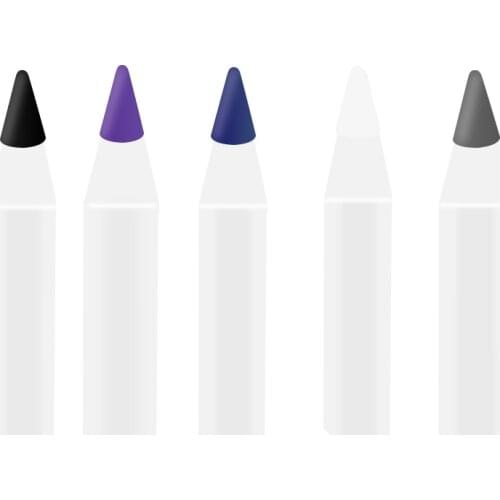 2pcs Replacement Tip Case Nib Cover Skin for Apple Pencil 2 1 Soft Silicone Stylus Touchscreen Pen Protective Case Touch Pen Tip