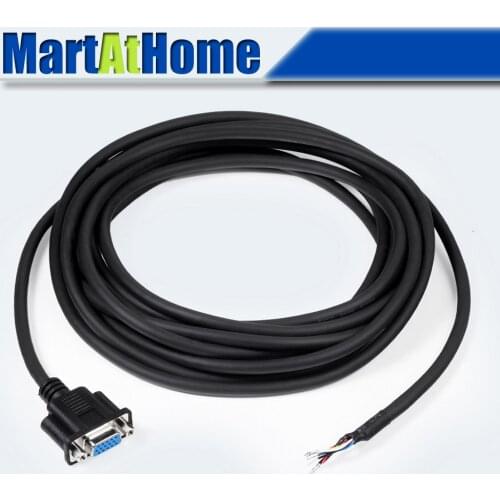 3 Meter Encoder Extension Cable DB15 to DB15/6-wires CABLEH-BM3M0 CABLEM-BM3M0 for Leadshine Brushless Servo Motors