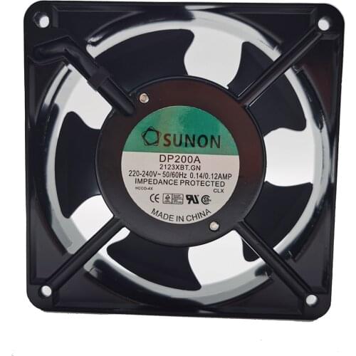 AC 220V fan For Sunon DP200A P/N 2123XBT.GN 0.14A 12038 220V 120*120*38mm industrial case cabinet cooling fan 120mm