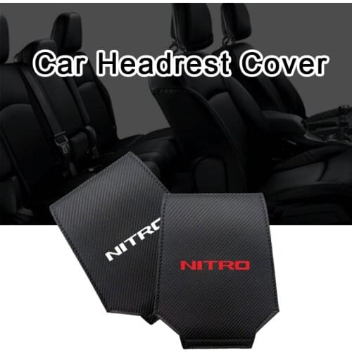 Car Cushion For Dodge NITRO Auto Styling Decoration Cover With Pockets Carbon Fiber Massager Pad Car Accessories Interior
