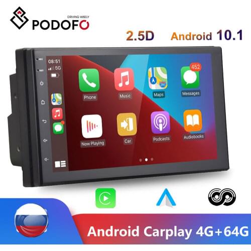 Podofo 2 din Android 8.1 Car Multimedia Player 7" Video MP5 Player Radio Stereo GPS WIFI For VW Nissan Hyundai Kia Toyota Suzuki
