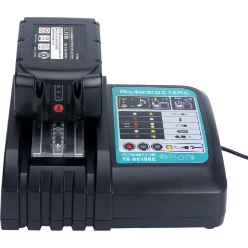Fast Battery Charger 14v/18v DC18RA\RC 3A Quick Charging for Makita BL1860 BL1430