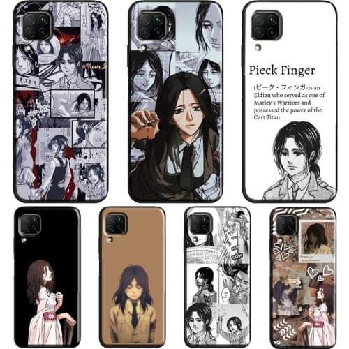 Pieck Finger Attack on Titan Anime Case For Huawei P30 Pro P20 P40 Lite Mate 20 10 P Smart 2019 2021 Nova 5T Honor 8X 9X 10i
