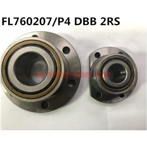1 Pcs Fl760207/p4 Dbb 2rs With Flanged Screw Rod Paired Integral Bearing Cnc Precision Machine Tool Rounded With Id: 35mm