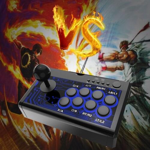 Retro Classic Arcade Fight Stick Game Controller for PS3 PS4 PC Switch Android professional accessory console handle gamepads