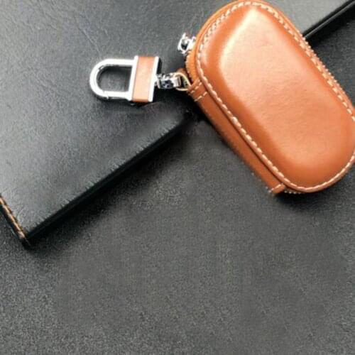 PU Leather Car Key Wallets Men Key Holder Housekeeper Keys Organizer Women Keychain Covers Zipper Key Case Bag Pouch Purse
