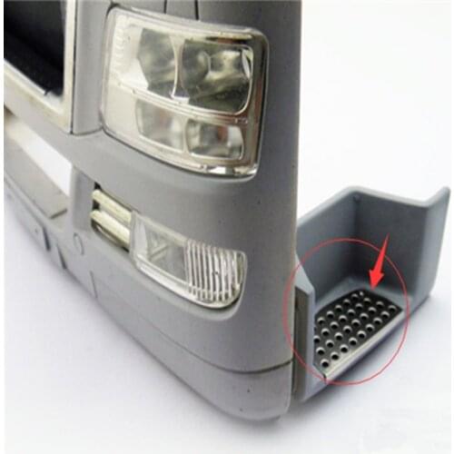 A pair tamiya actros truck cab metal pedal for 1/14th scale rc trailer MAN tgx tgs 56325/56329 tractor truck