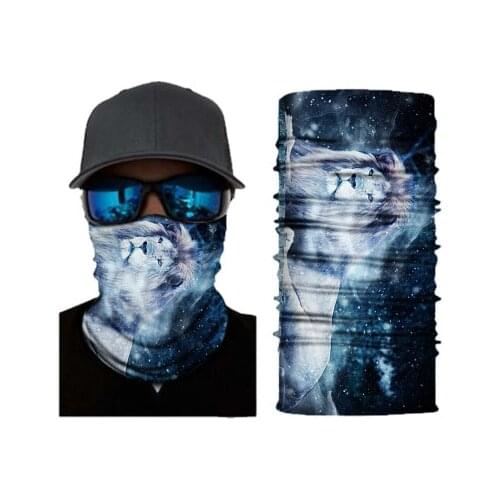 Fashion Skull Magic Tube Seamless Biker Sports Bandanas Headband Variety Turban Hood Veil Head Scarf Multi Function Face Mask