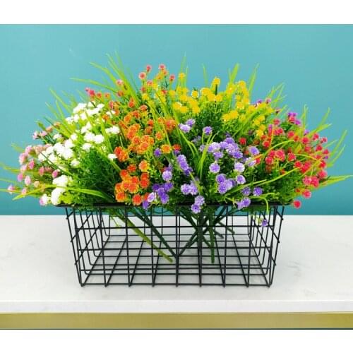 Single gypsophila true touch artificial bouquet artificial flower wedding decoration flower home garden decoration