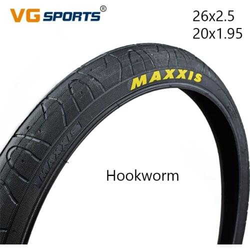 MAXXlS HOOKWORM bicycle tires 26*2.5 20*1.95 MTB mountain bike BMX worm python tire 26 2.5 cycling pneu bike tyres 60TPI