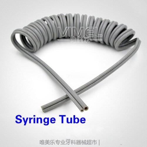 Syringe tubing Dental Chair Unit 3 Way Syringe Tubing Without Connector Silicone Spiral Pipedental tube