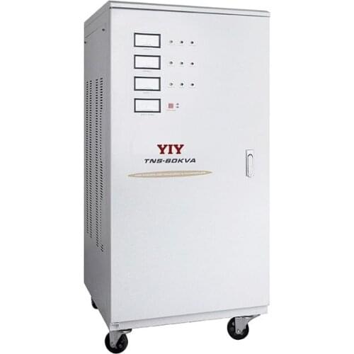 TNS/SVC-3-60KVA Servo Type AC 380V Triphasic Voltage Regulator Stabilizer 3 Phase 4 Wire Input range 280-430V Support Customize