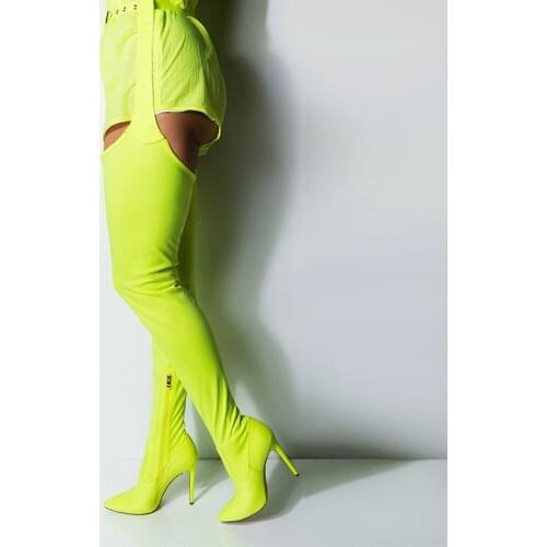 Dovereiss Fashion Womens Shoes Winter Pointed Toe Stilettos Heels Sexy Elegant Over the knee boots Concise Mature 36-41