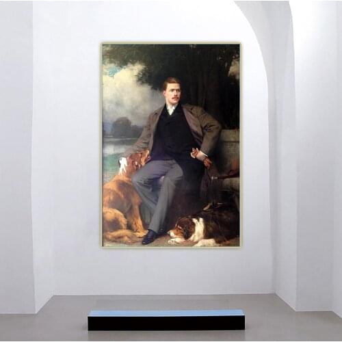 Jules Joseph Lefebvre《James Campbell》Canvas Oil Painting Artwork Aesthetic Poster Picture Wall Hanging Decor Home Decoration