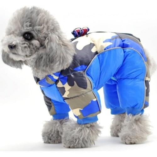 Winter Warm Pet Dog Clothes Jacket Super Thicker Cotton Coat Waterproof Small Dogs Pets Clothing For Chihuahua Small Large Dogs