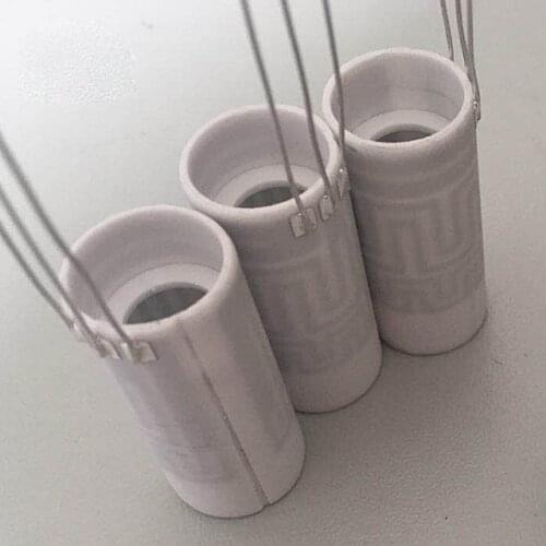 1pcs Ceramic heating tube MCH low pressure Pu wall ceramic heating tube 3D printing equipment OD20mmID18mm height 15mm