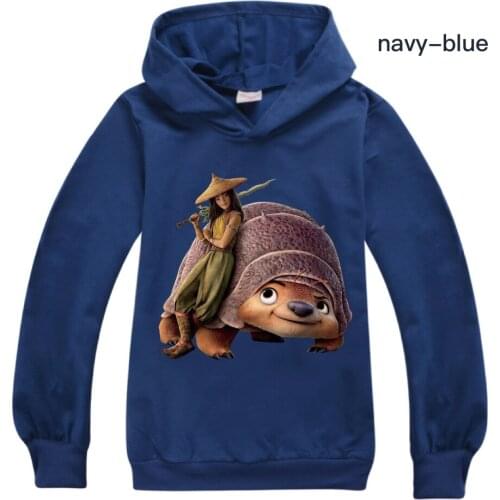 2021 Girls cute Raya and The Last Dragon Hoodie Kids Clothes Funny Hoodies for Teen Girls Baby Boys Sweatshirt Children Costume
