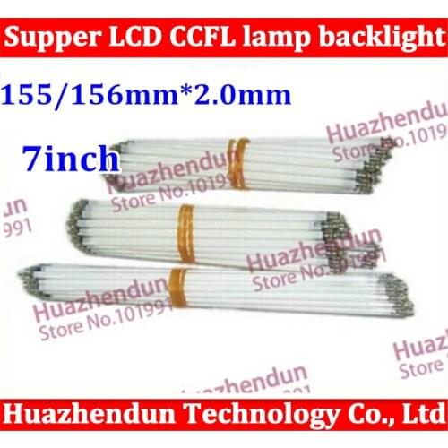 5pcs/lot 155MM length 7inch LCD CCFL lamp backlight , CCFL backlight tube,/156mm155MM*2.0mm, 156MM length CCFL light