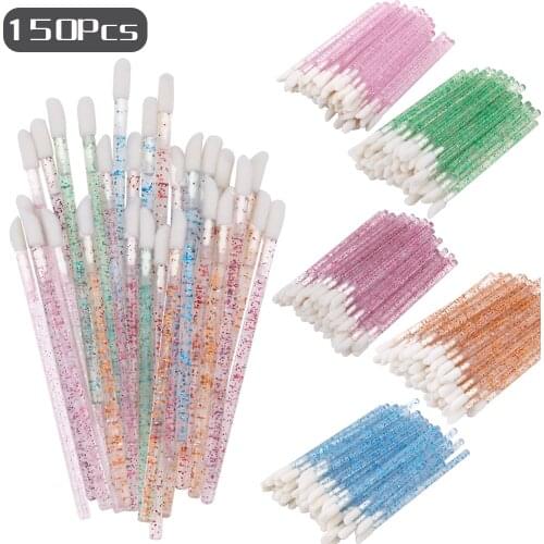 50/150Pcs Disposable Makeup Lip Brush Lipstick Mascara Gloss Wands Applicators Cleaner Cosmetic Eyelash Extension Make Up Tools