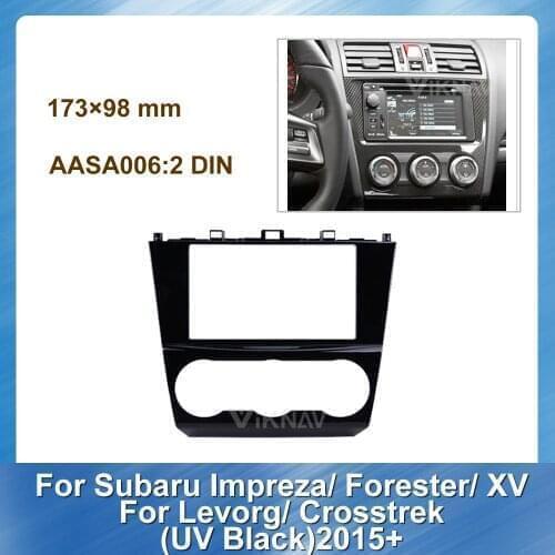2 Din Car Radio Multimedia fascia FOR Subaru Impreza Forester XV Levorg Crosstrek 2015+ GPS Navigation SILVER BLACK 9 10 INCH