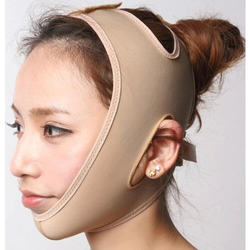 Face-lifting bandage v-face artifact lifting face firming double chin law pattern mask line carving restoration headgear