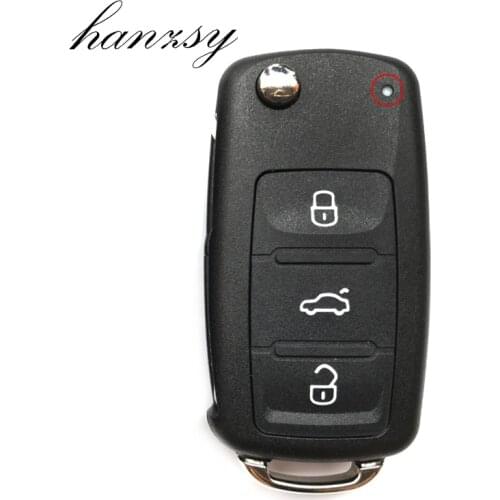 3 Buttons Remote Key Cover Case For VOLKSWAGEN VW Golf Sagitar Polo MK6 Passat Tiguan Car Flip Folding key shell Fob 5K0837202AD