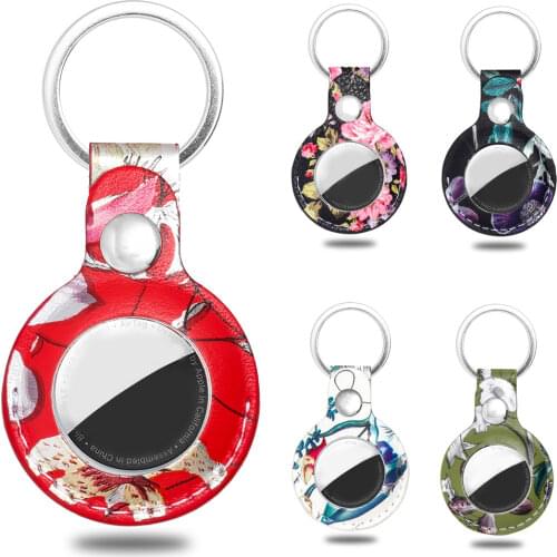 High quality Leather Case For Apple Airtags Protective cover For Apple Locator Tracker Anti-lost Device Keychain Protect Sleeve