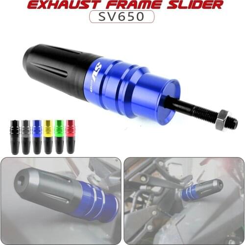 CNC Aluminum Motorcycle Exhaust Frame Slider Crash Pads Plug Guard Protector for SUZUKI SV650 SV1000 SV 650 1000 S X