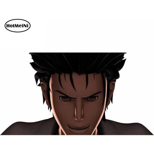 HotMeiNi 13cm x 6.9cm for Steins Gate Anime Car Stickers Waterproof Auto Decals JDM Rintarou Okabe Laptop Decal Scratch-Proof