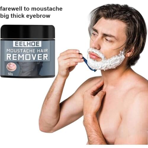 Permanent Hair Removal Cream Mens Facial Beard And Beard Removal CreamBody Armpit Painless Mild Fresh Depilation TSLM1