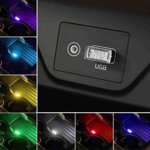 Mini Car Atmosphere Car Interior Atmosphere Lights Neon Interior Lights Decoration Atmosphere Car Supplies