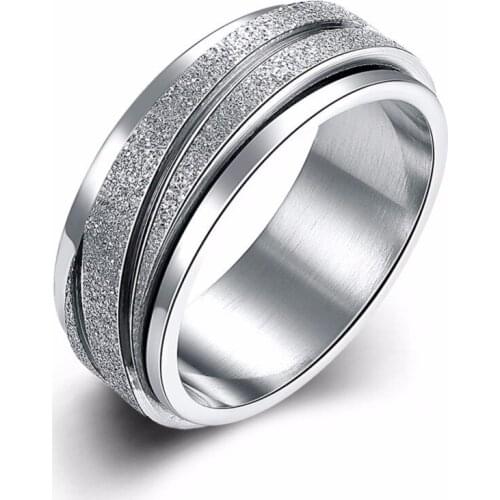 Fashion titanium steel series simple womens jewelry accessories simple titanium steel ring personality ring