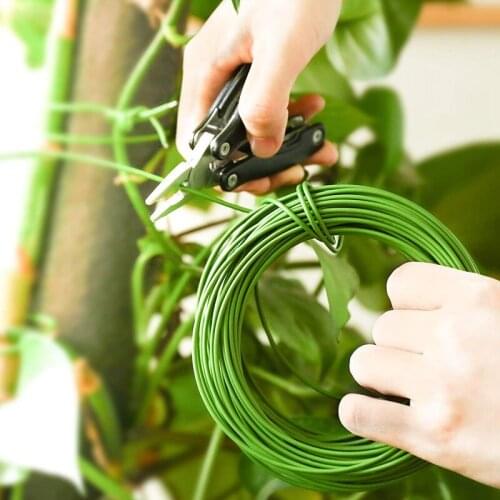 NHBR Soft Plant Ties Garden Ties Flexible Durable Heavy Duty Twist Wire for Support Tomato Branches Vines 131.2 Feet / 40M
