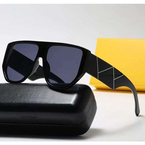 Luxury Oversized Sunglasses Women Brand Designer Sun Glass Man Driving Gradient Color Glasses Aaa Des lunettes de soleil