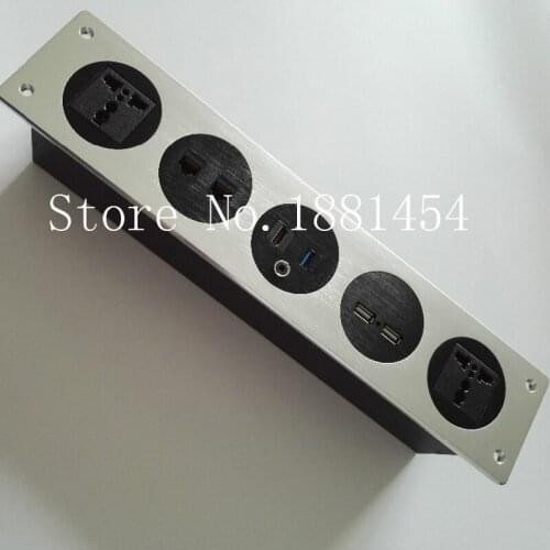 High quality Factory direct sale multifunctional information socket Multimedia rj45 HDMI USB 3.0 wall socket 5pcs/set