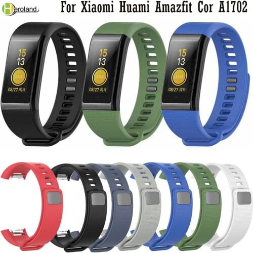 Bracelet Silicone Replacement WatchBand Wrist Strap For Xiaomi Huami Amazfit Cor A1702 English version Midong Smart Wristband