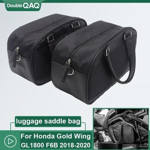 Motorcycle saddle bag saddle bushing luggage saddle bag For Honda Gold Wing GL1800 F6B GL1800 2018-2020