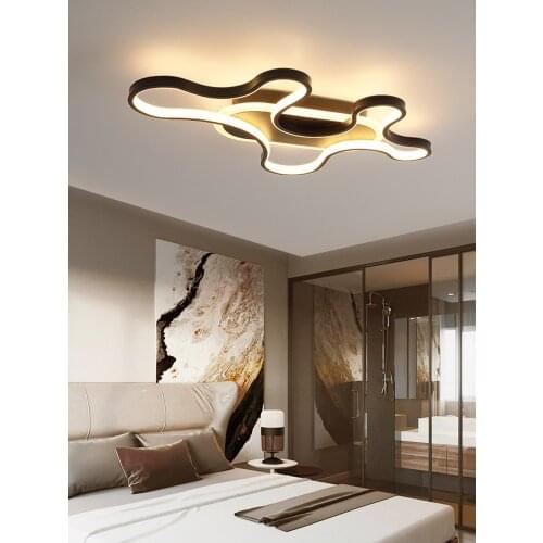 46W 88W LED Panel Light Black or White Creative Clouds Ceiling Lamp For Dining Living Room Modern Home Decoration AC90V - 260V