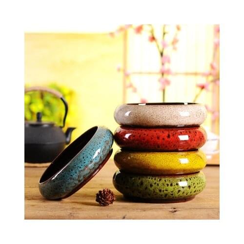 Sleeping bowl lotus money grass hydroponic plant potted personality kiln transformed succulent daffodil plate ceramic flowerpot